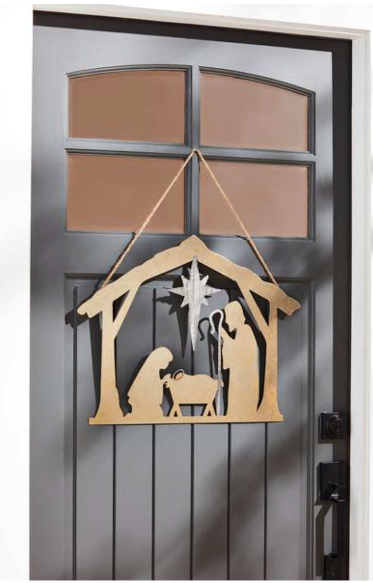 Nativity Door Hanger