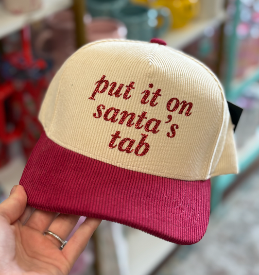Put It On Santas Tab Hat