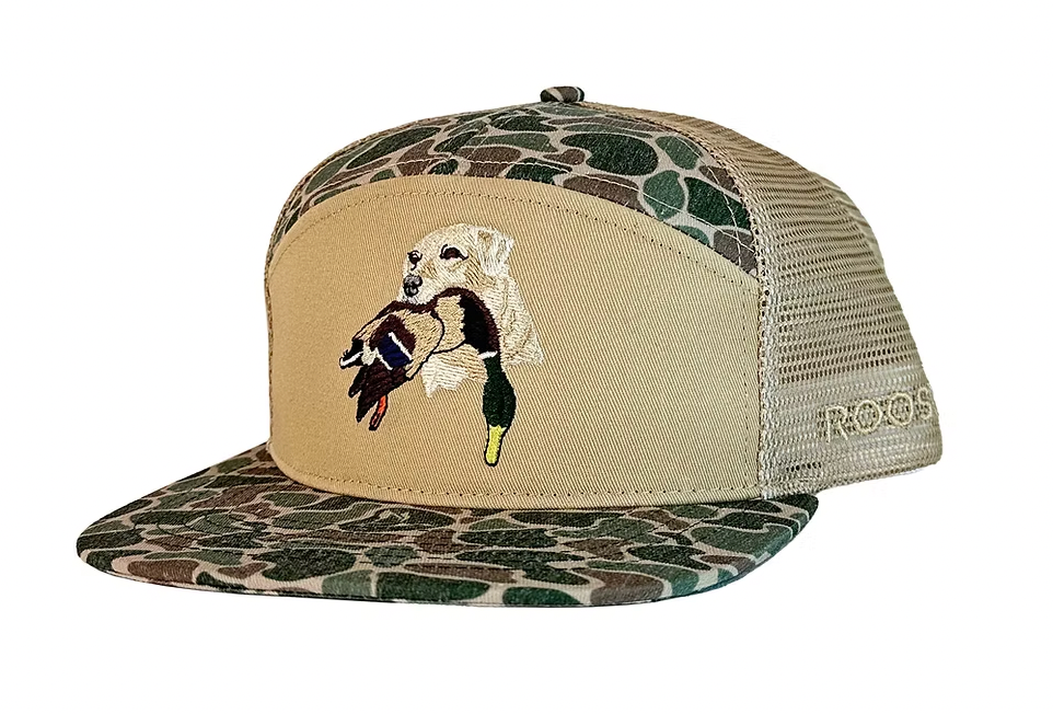 Youth Roost Camo 7 Panel Lab W/ Duck