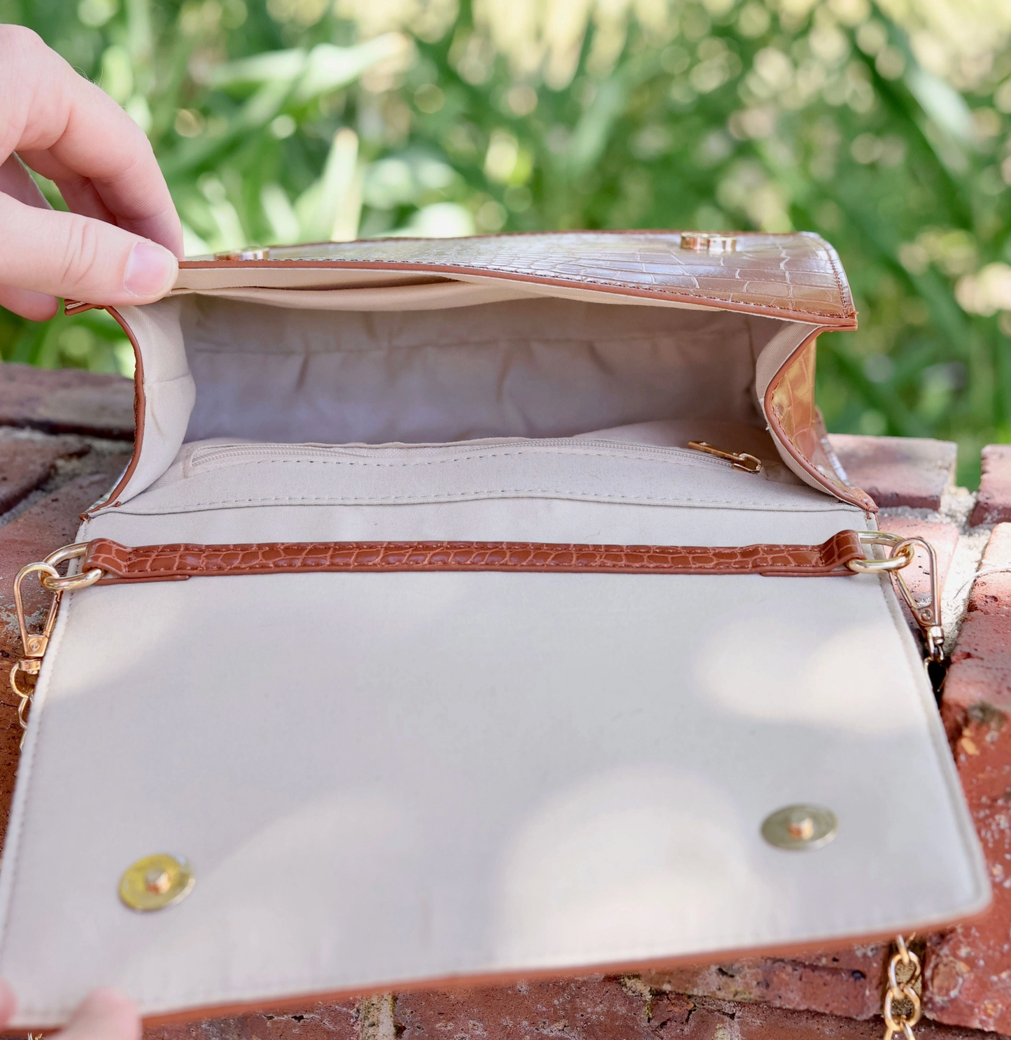 Cecilia Circle Logo Handbag