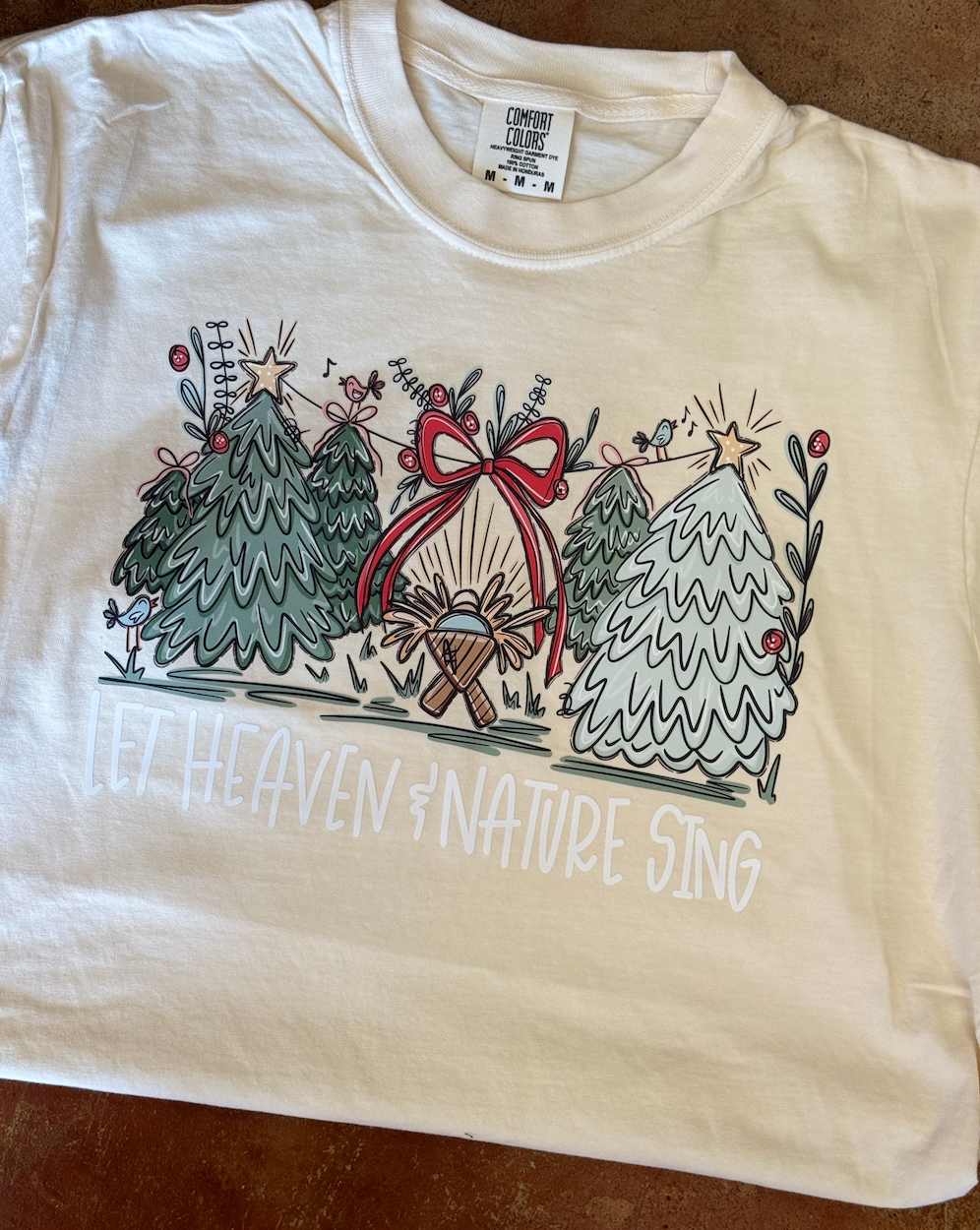 Heaven Nature Sing Tee-Ivory
