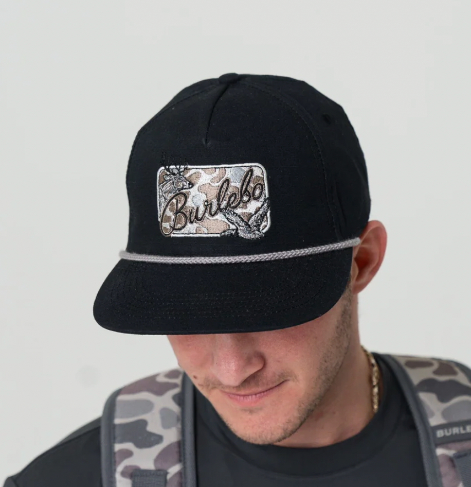 Cap - Camo Patch - Black