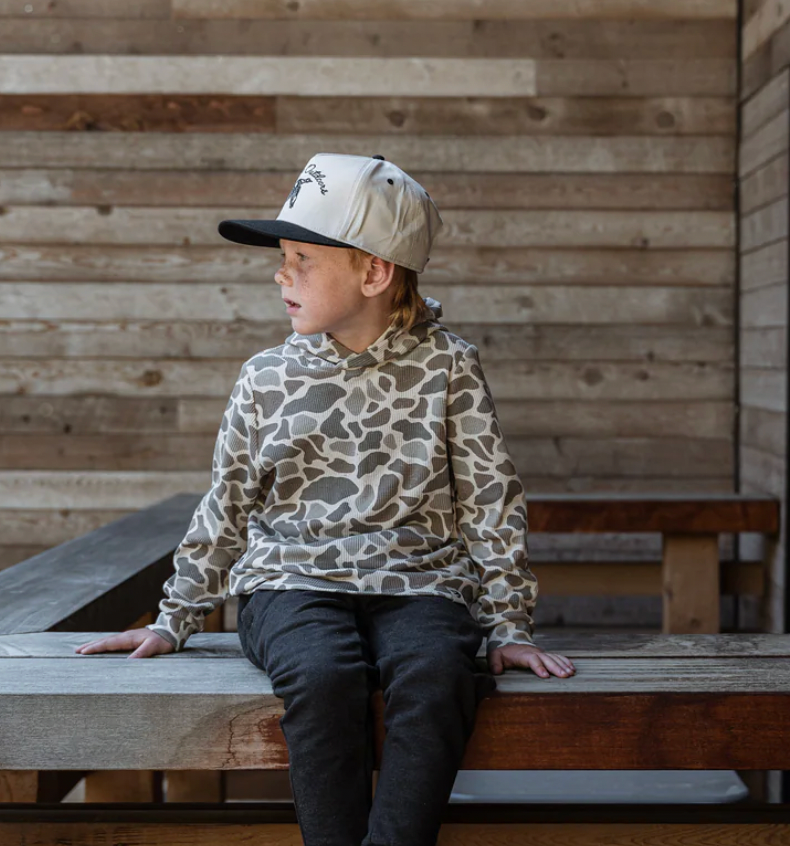 Youth - Thermal Hoodie - Classic Deer Camo