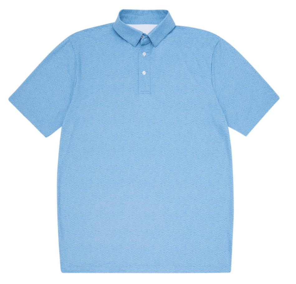 YTH Blue Topo Polo