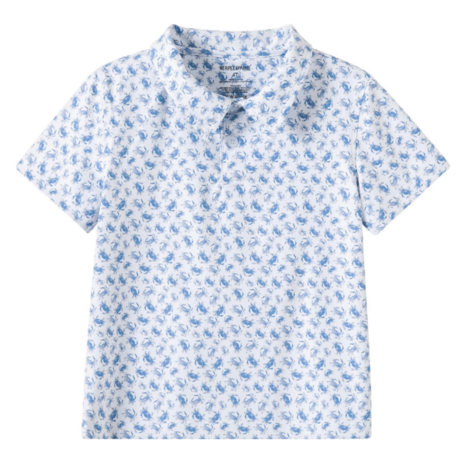 Crabby Blues Polo
