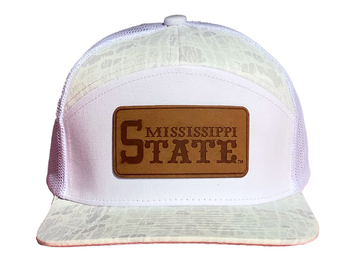 Msu Camo Ms State Leather Patch 7P-Ghost Vein