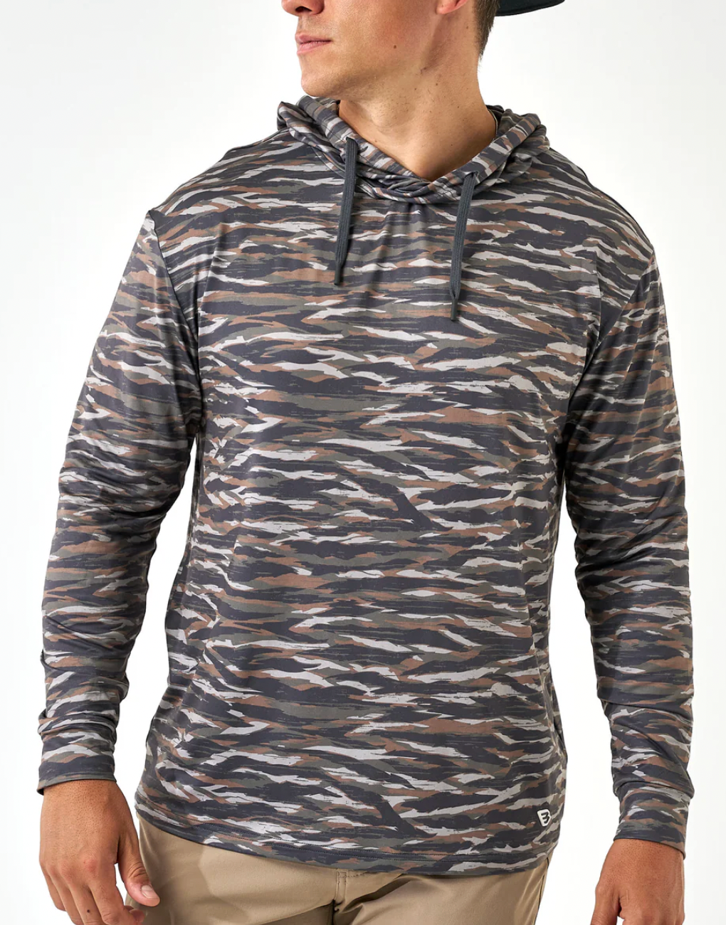 Performance Hoodie-Tiger Stripe Wetland Camo