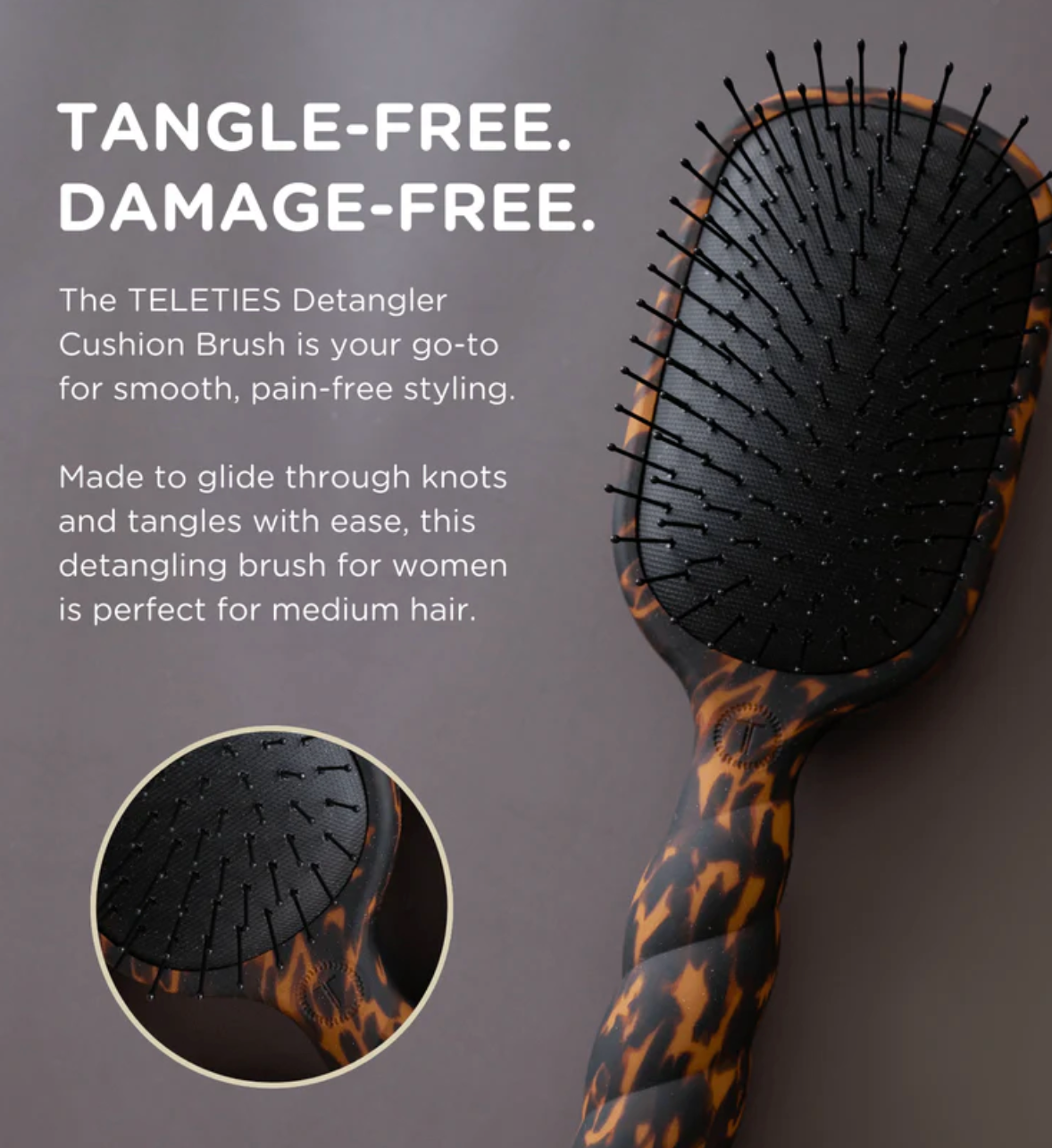 Detangler Brush For Medium Hair