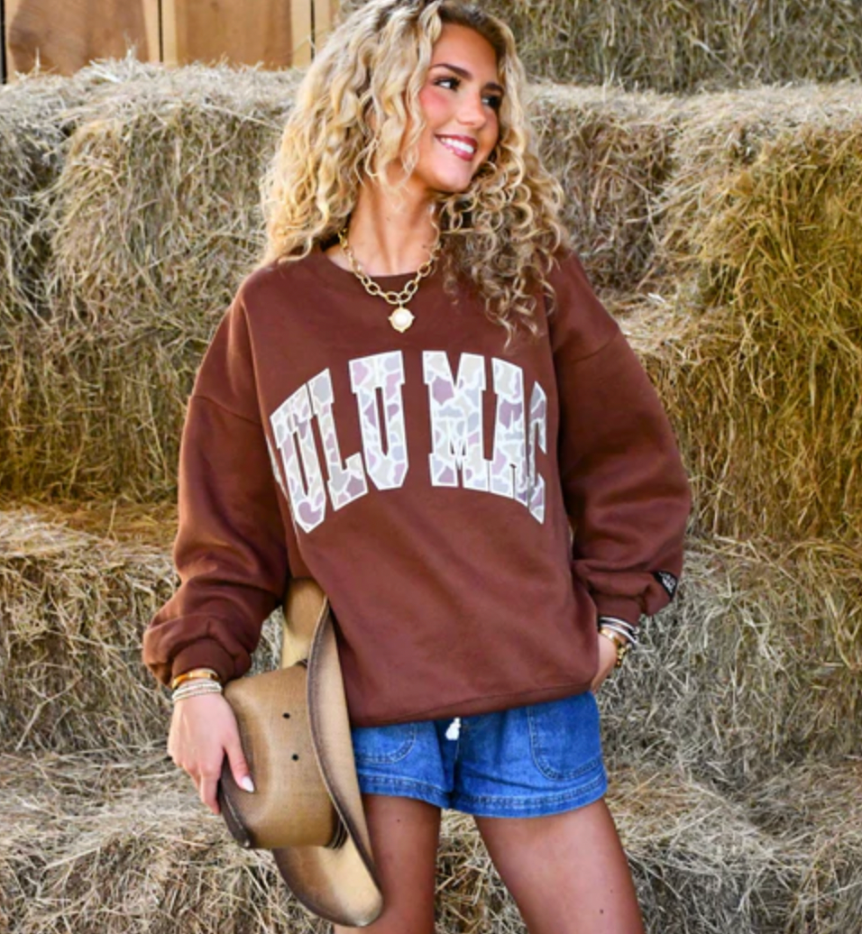 CAMO BROWN SWEATSHIRT