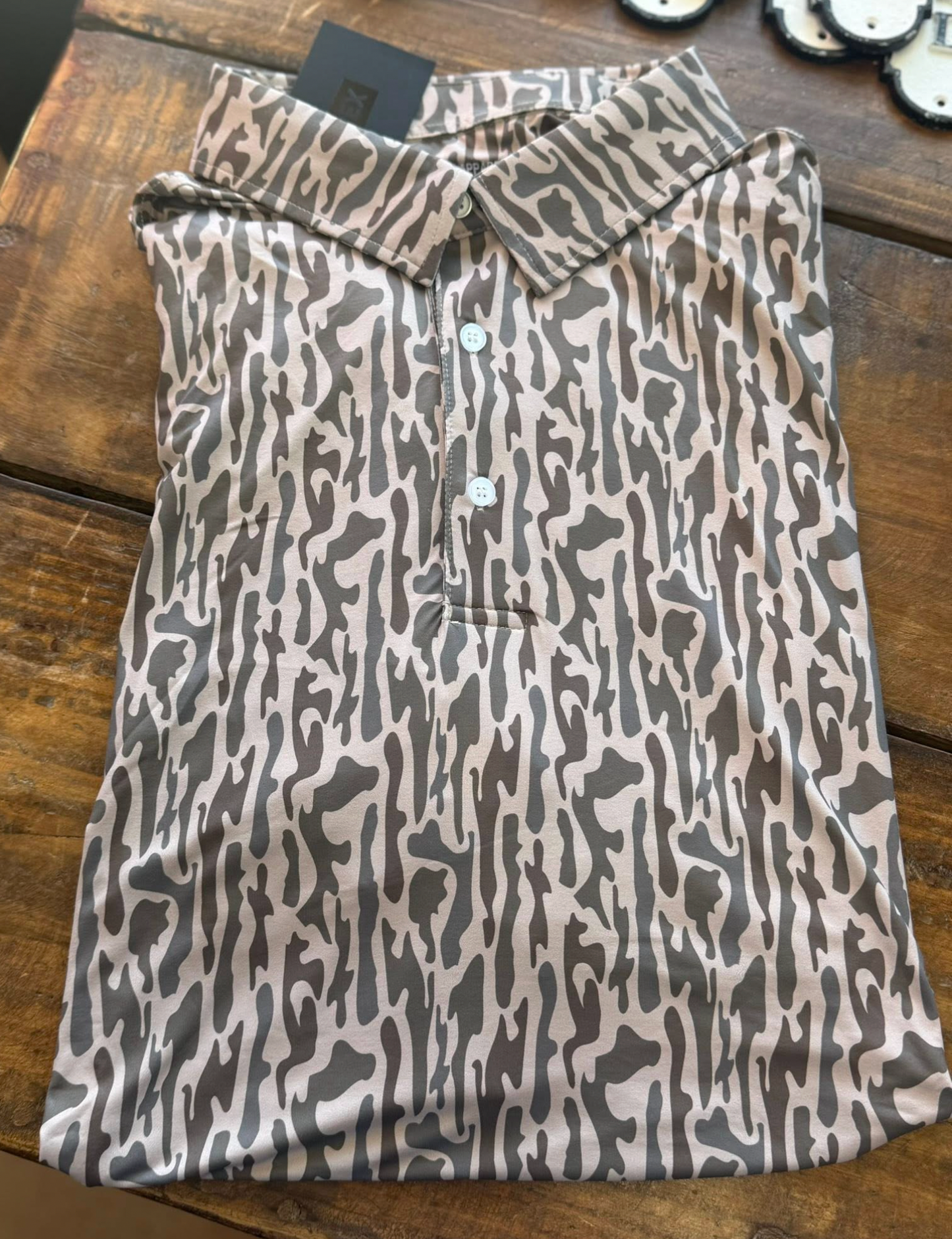 Retro Bayou Camo Polo