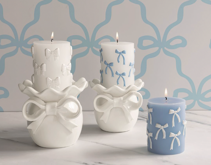 Bow Pillar Ceramic Holder