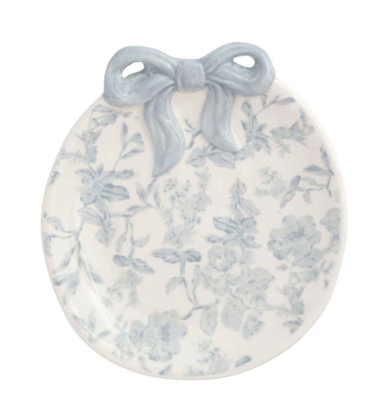 Toile Bow Ring Dish