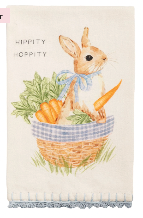 Hippity Hoppity Trim Towel