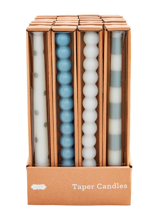 Blue Taper Candles