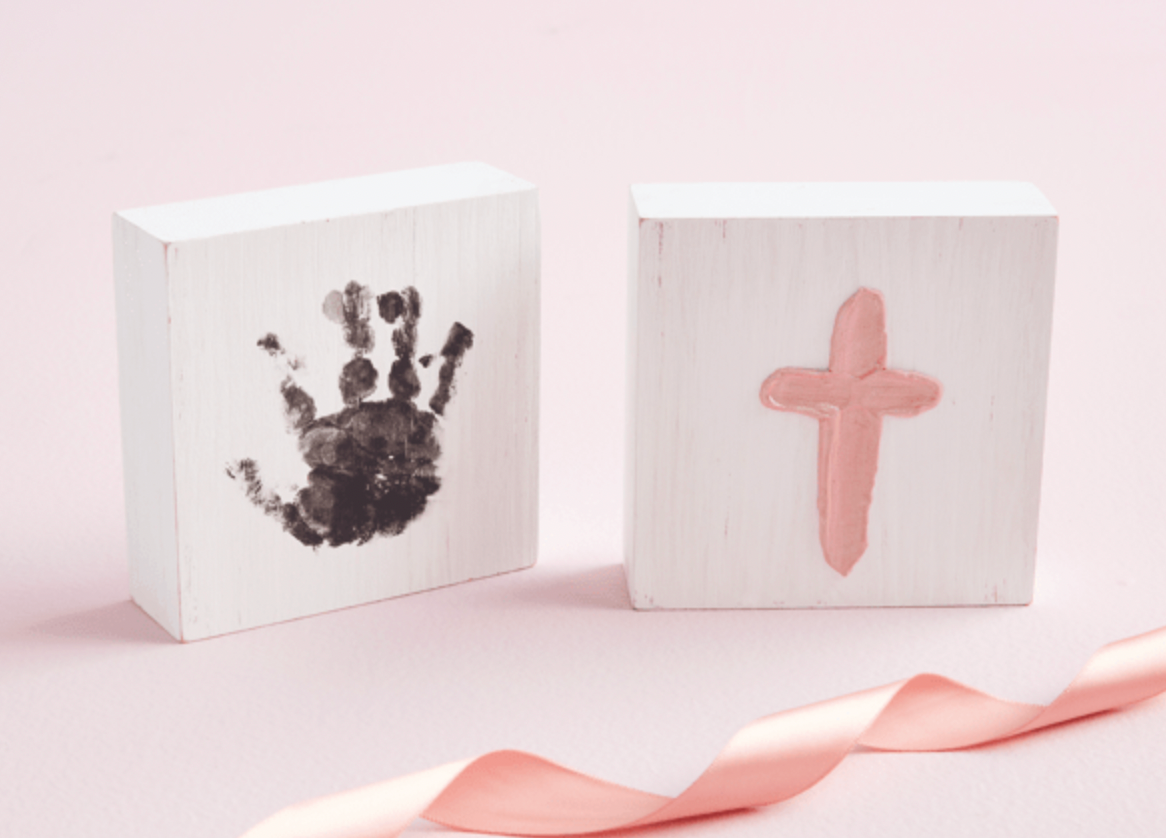 Pink Cross Handprint Kit