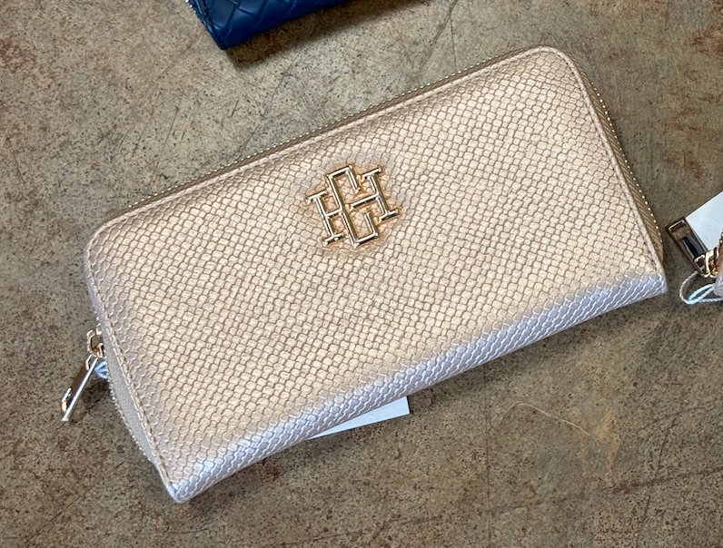 Penelope Wallet Woven Gold