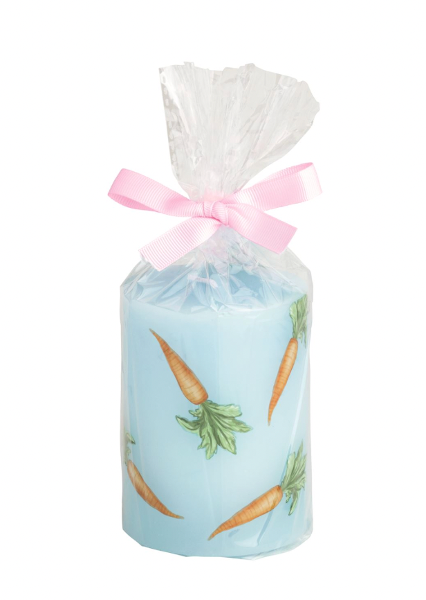 Carrot Pillar Candle