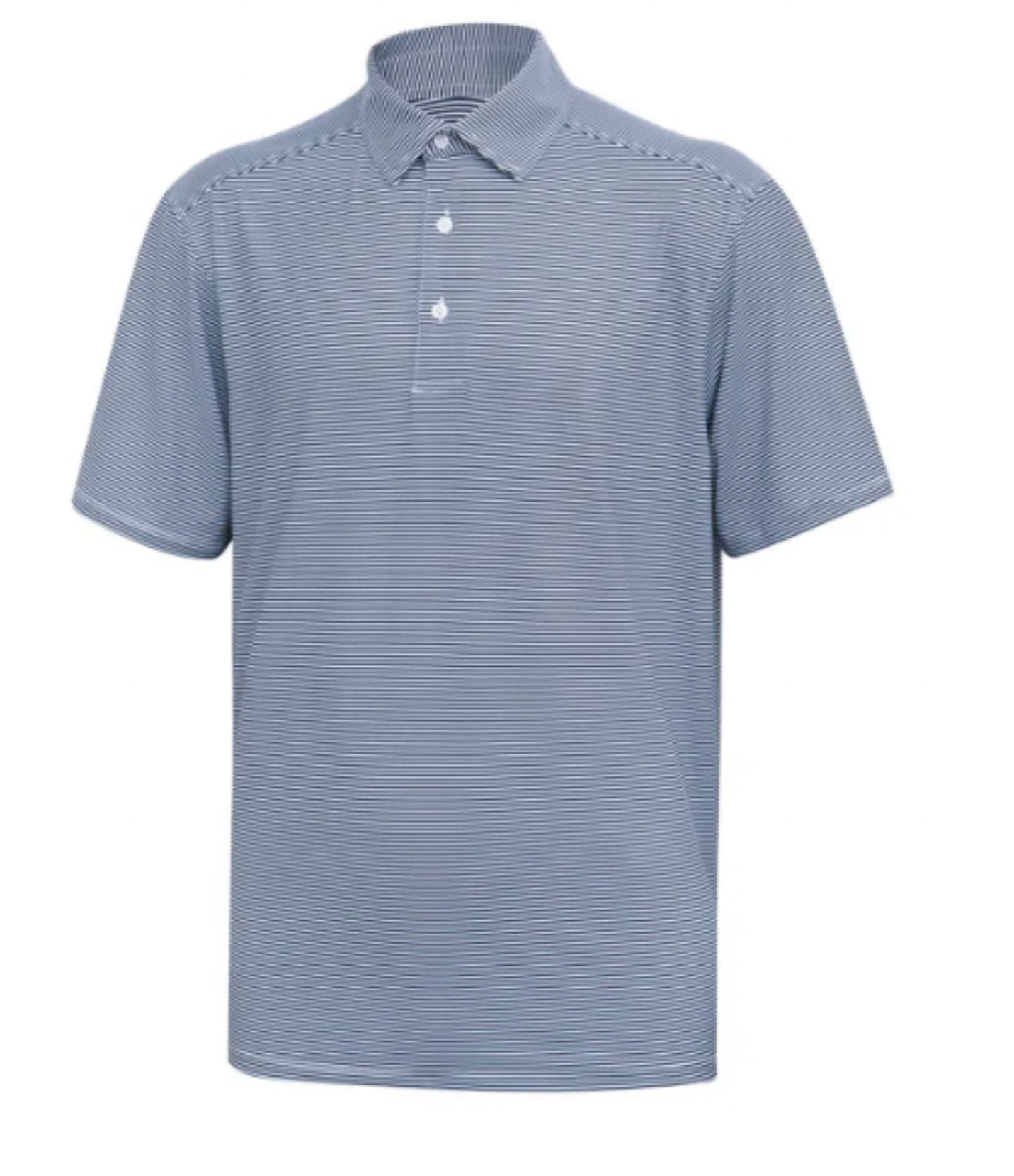 Performance Polo Navy and White Stripe