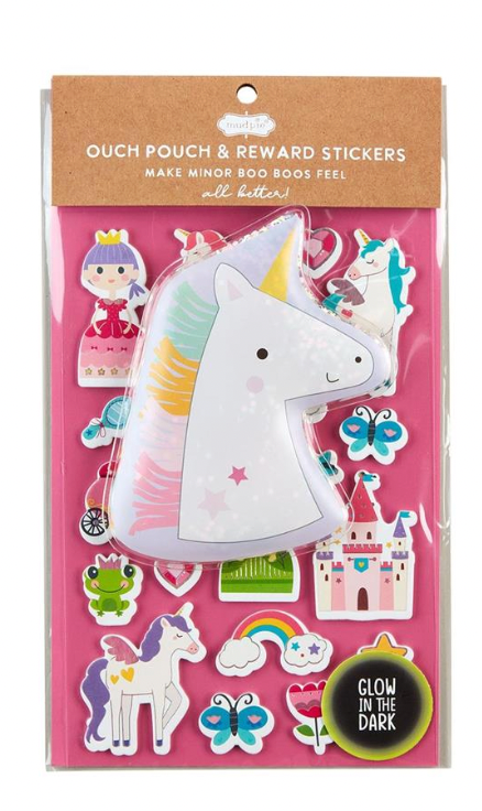 Unicorn Ouch Pouch & Sticker Sets