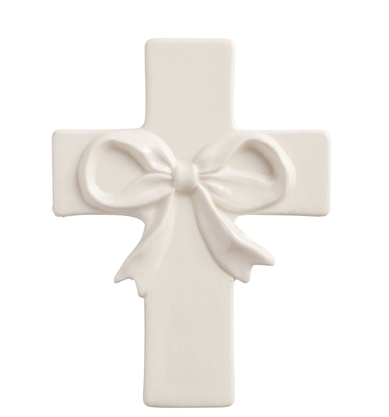 Small Ceramic Bow Cross