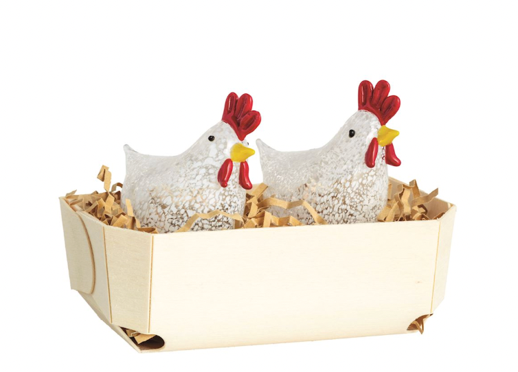 White Tortoise Chicken Salt & Pepper Set