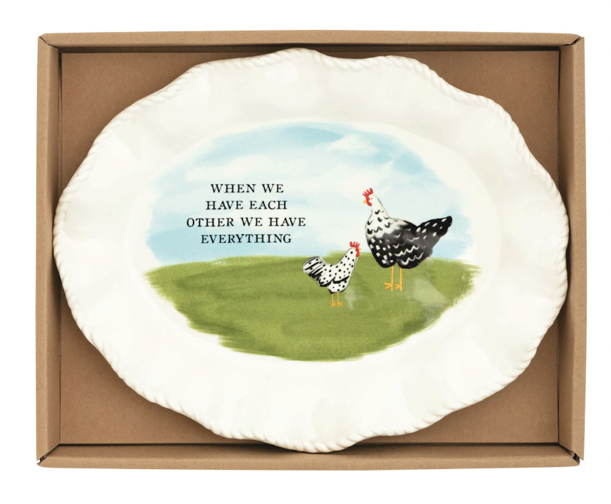 Rooster Farm Sentiment Tray