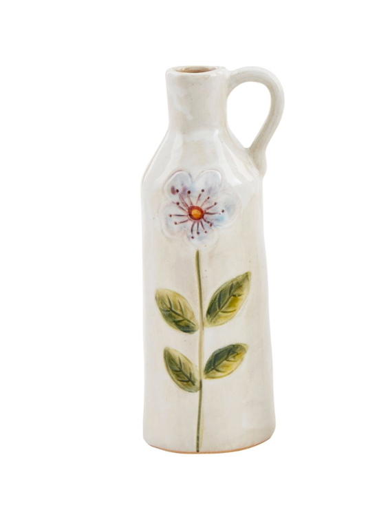 Blue Flower Stem Vase