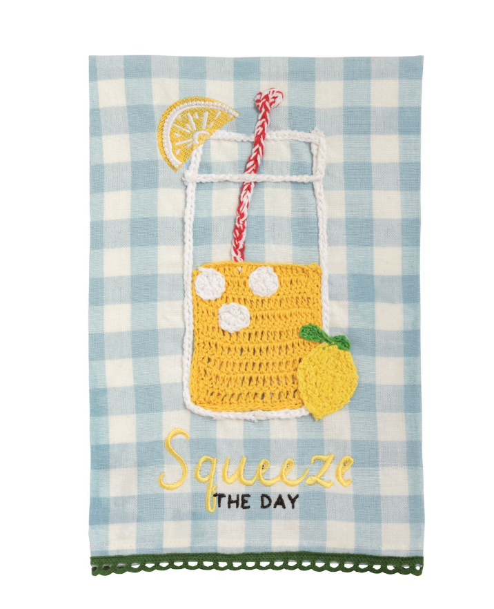 Squeeze Fruit Crochet Towel