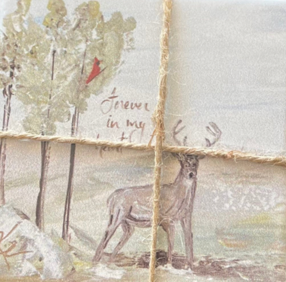 Forever Deer Square Pillow