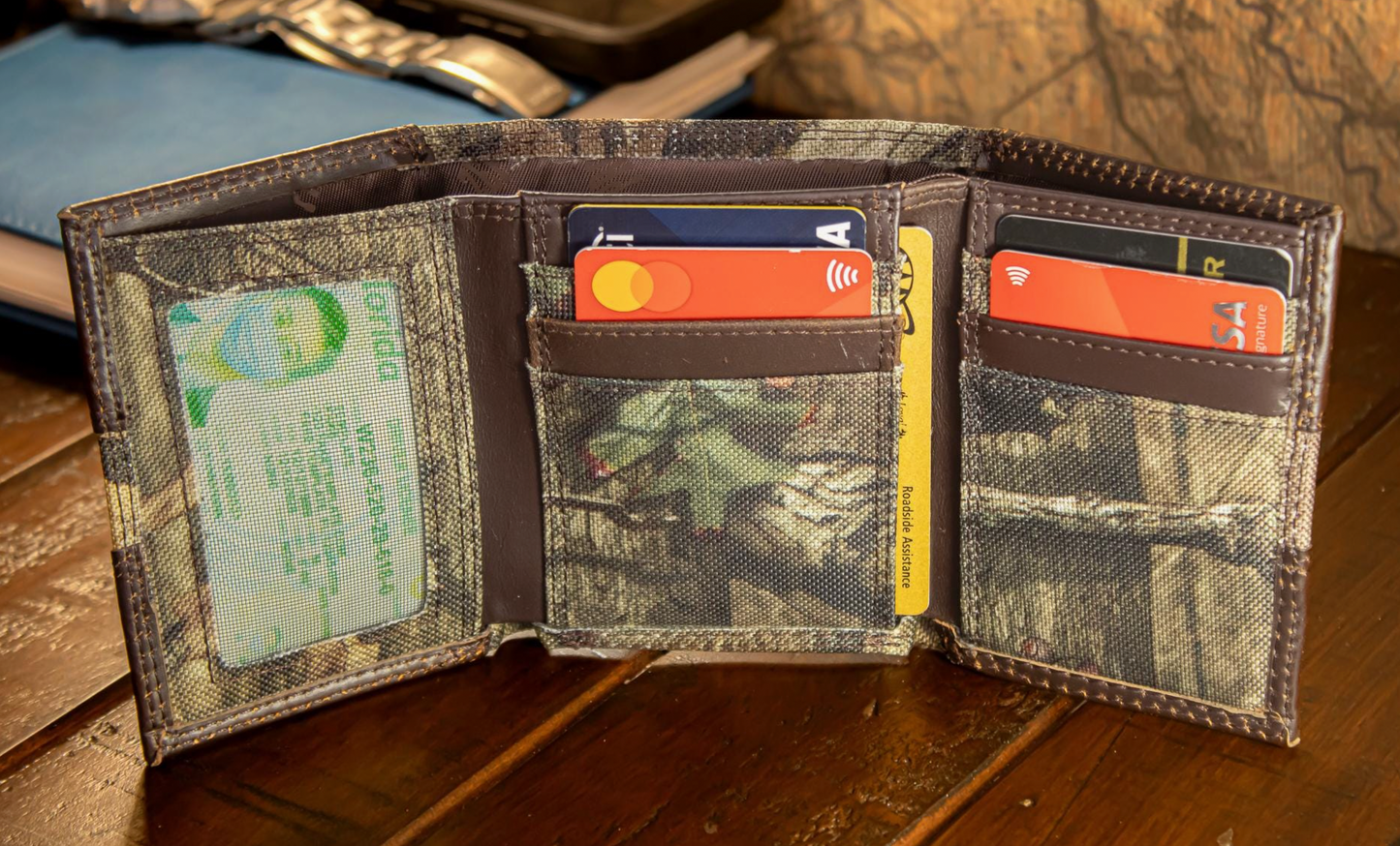 Mississippi State Mossy Oak Wallets Trifold