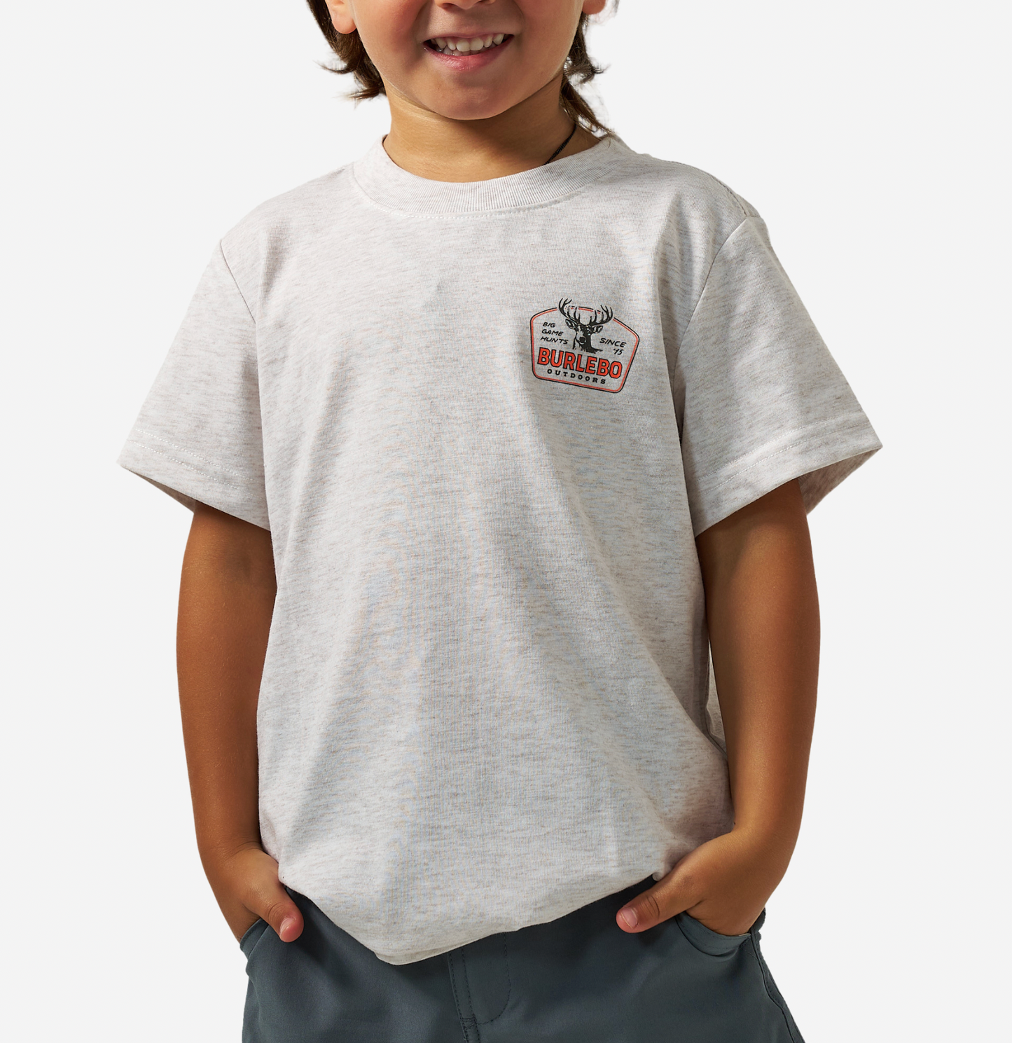 Youth Tee-Big Game Hunts-Oatmeal