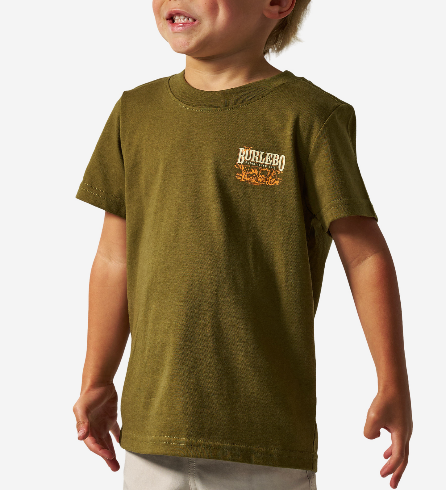 Youth Tee-Hunting Dogs-Hunter Green