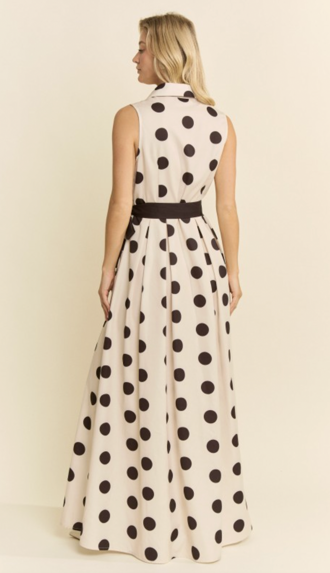 Polka Dot Button Down Dress
