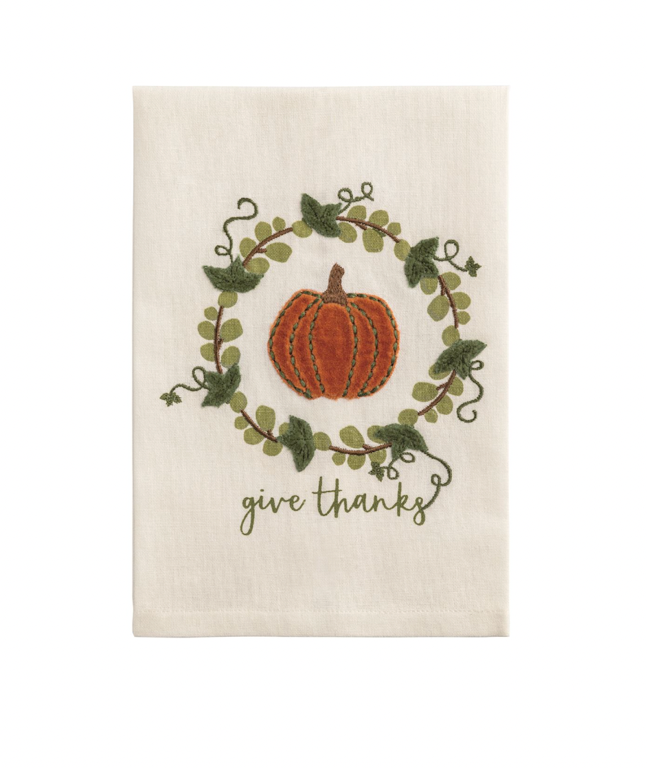 Wreath Gather Velvet Towel