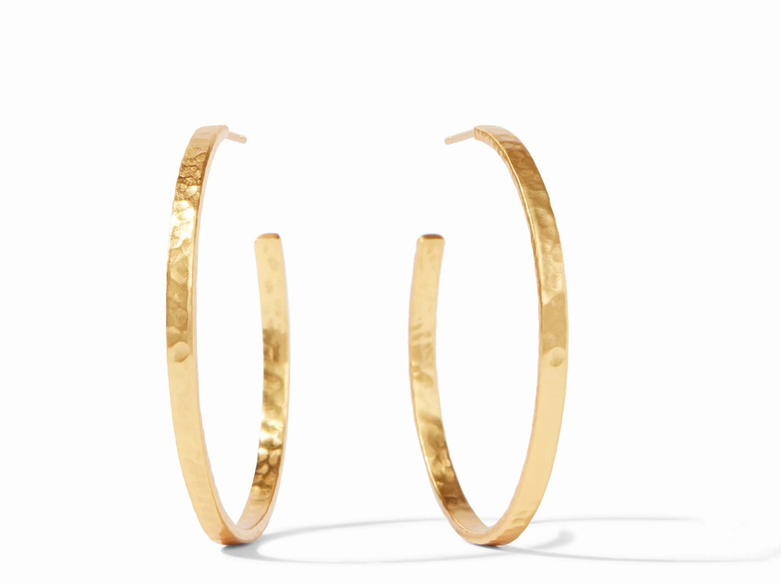 Crescent Hoop-Gold-L
