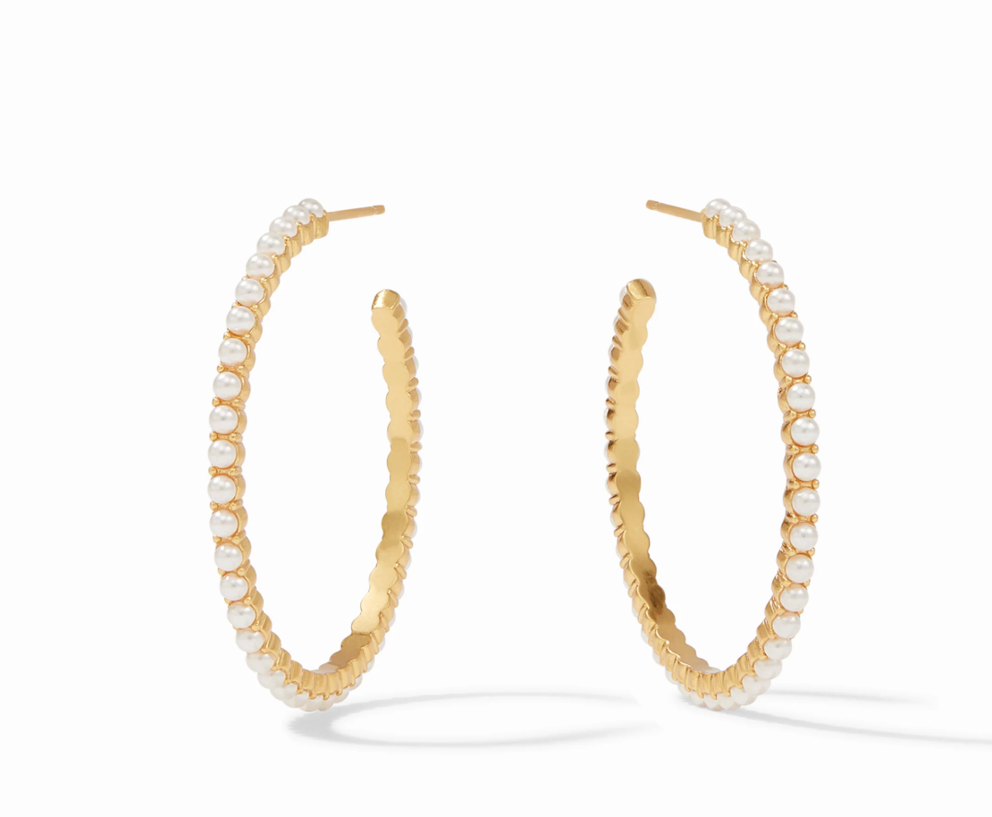 Juliet Hoop-Pearl-M