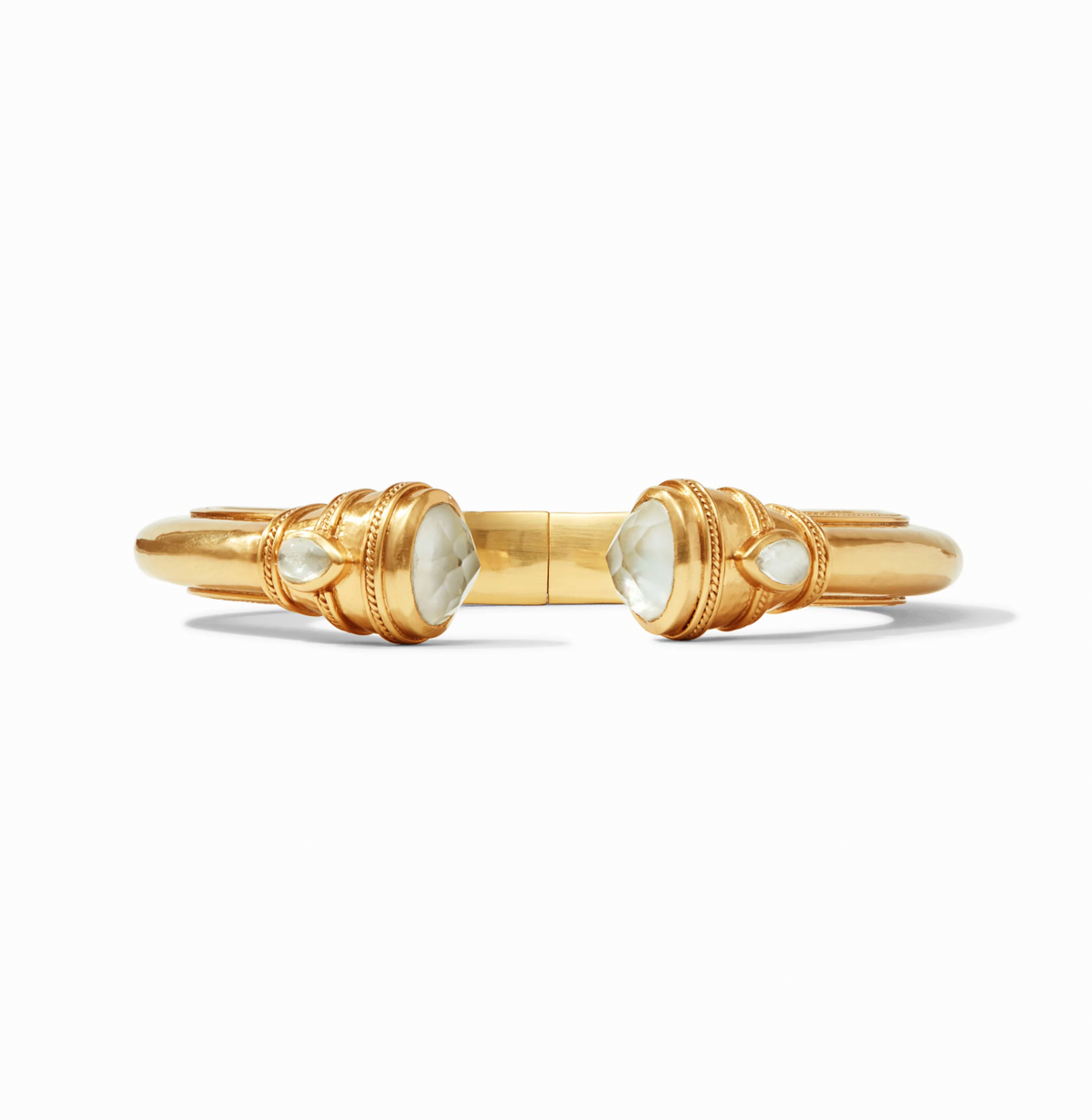Cannes Demi Cuff-Iridescent Clear Crystal