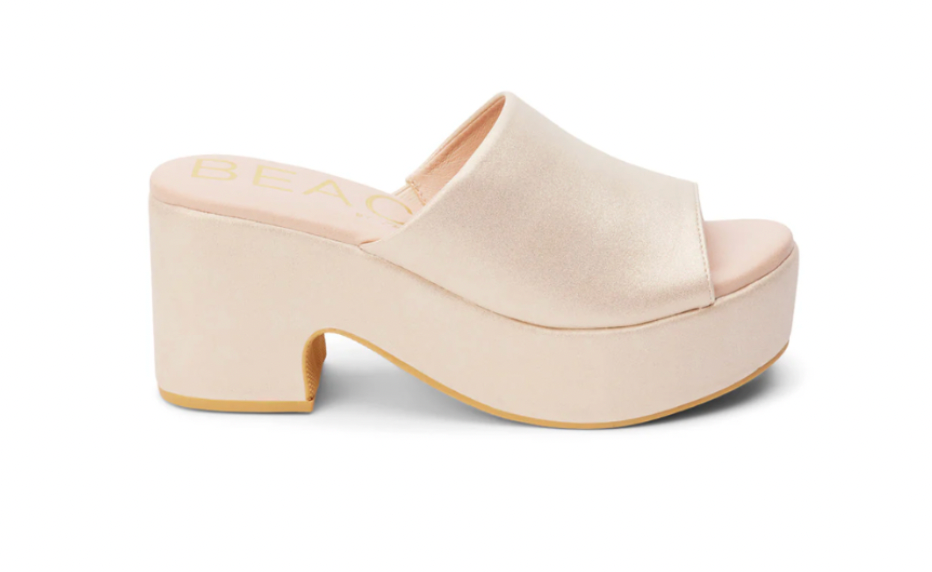Terry Platform Heel