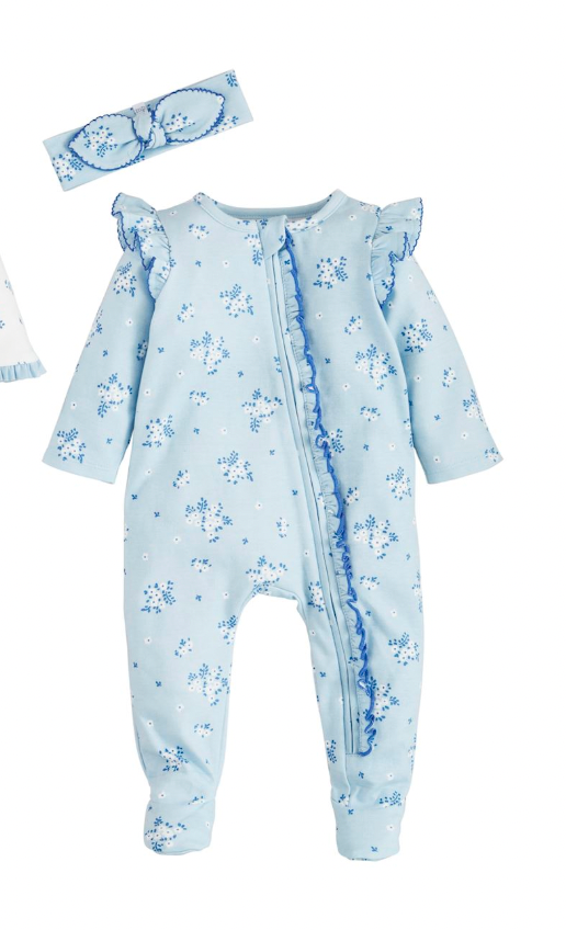 Ditsy Floral Sleeper & Headband Set