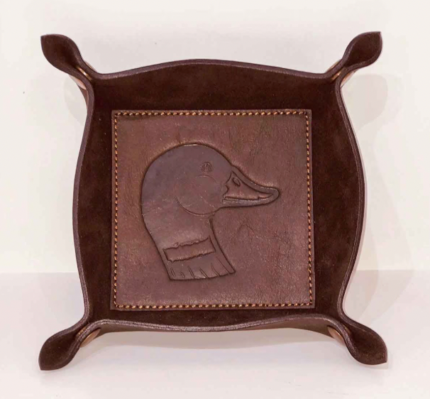 Men's Leather embossed Valet Tray