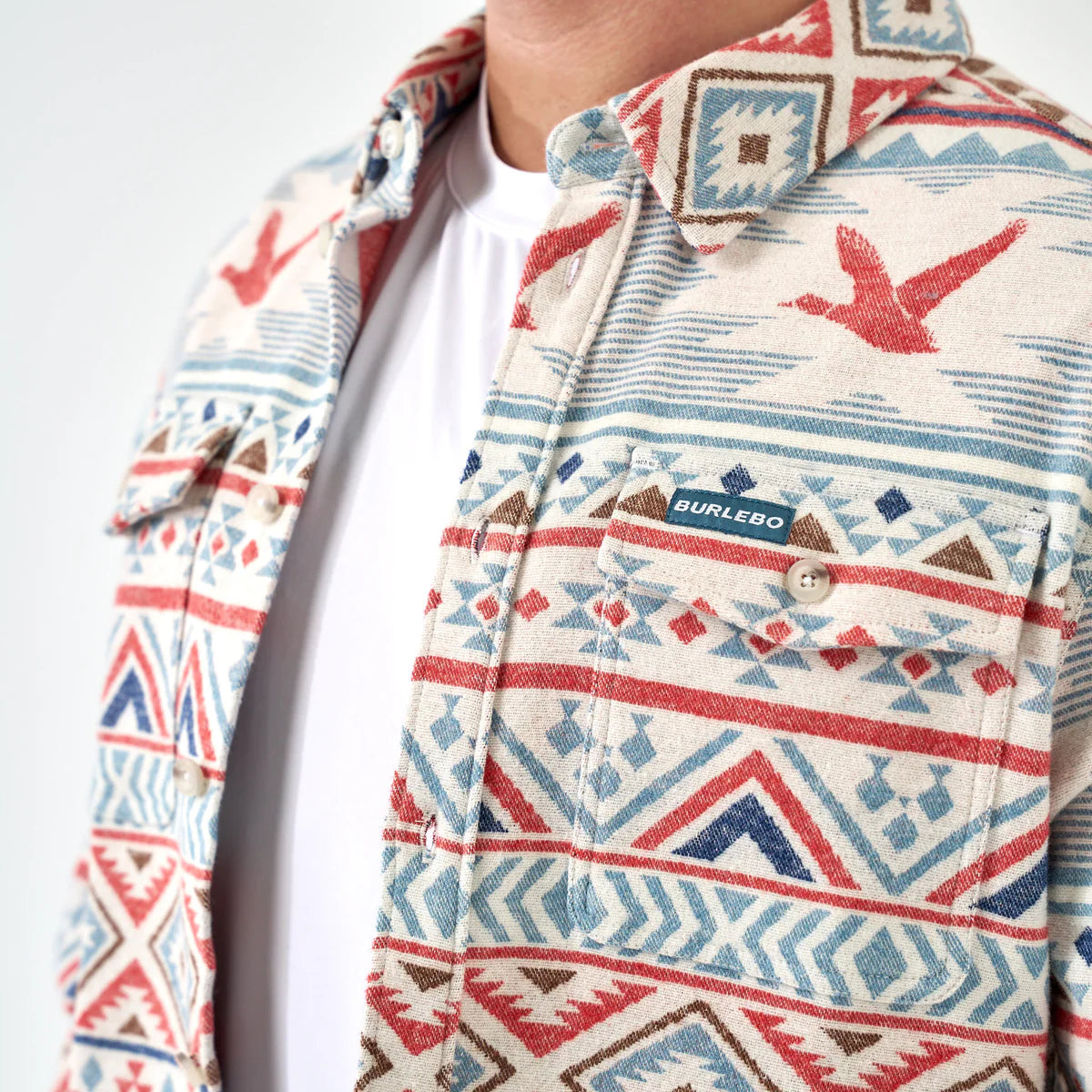 Vintage Heavy Weight Flannel-Flying Duck Aztec