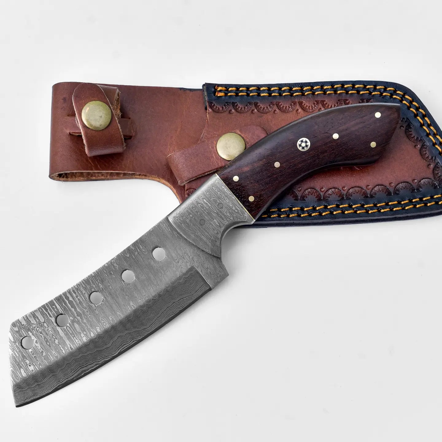 Titan Highland Cleaver, TK-220 Damascus Steel