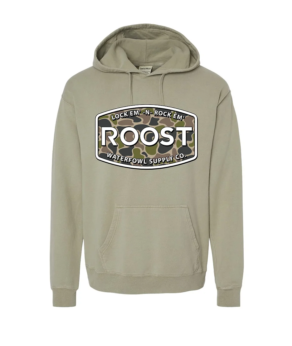 Roost Camo Logo Hoodie-BAY