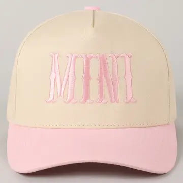 Mini Lettering Baseball Cap For Kids