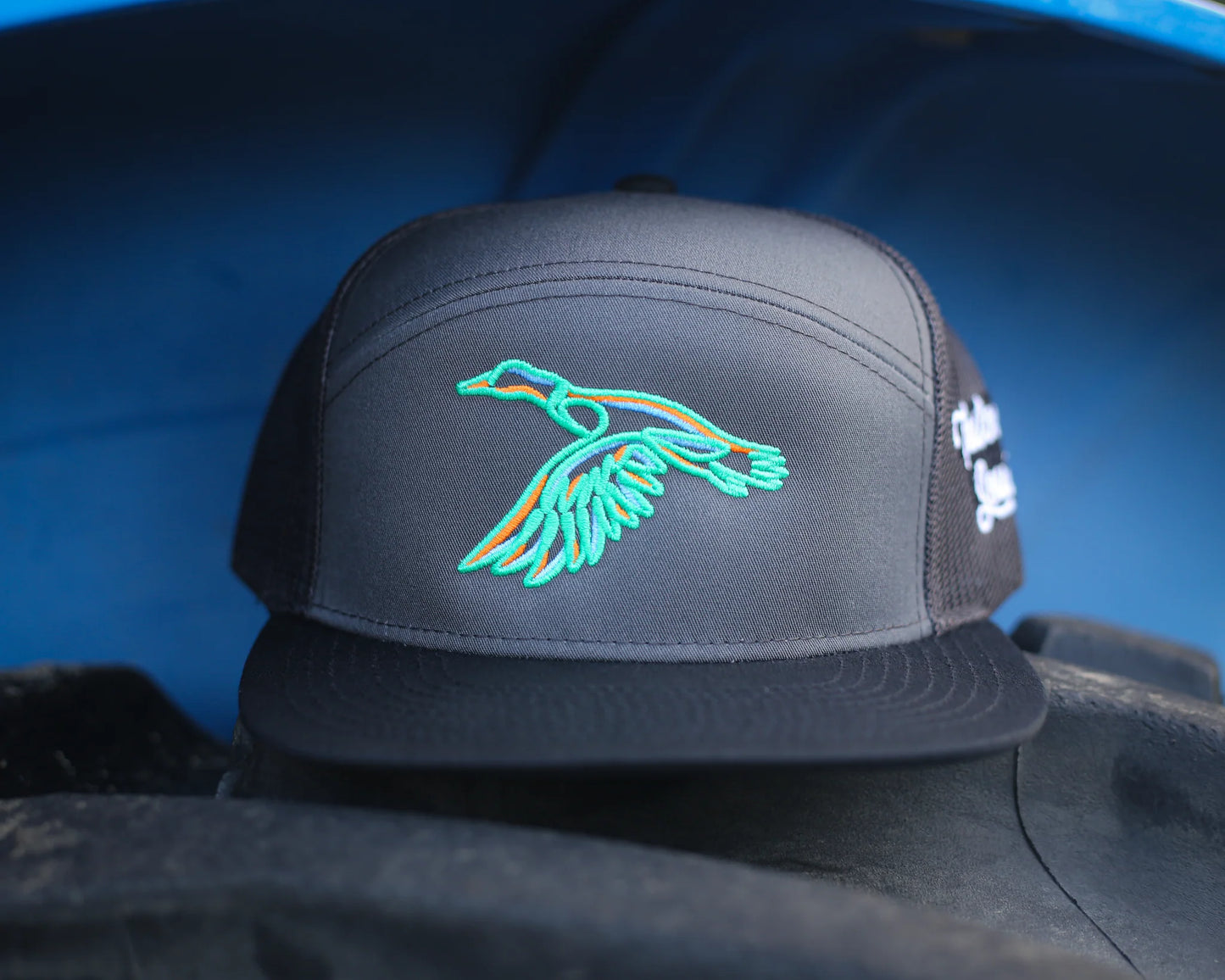 Neon Duck 6P Charcoal/Black Hat