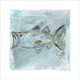 Big Mouth Fish 12x12 Framed Art