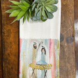 Pastel Nativity towel