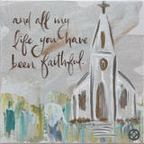 All My Life Church Framed Art 18x18