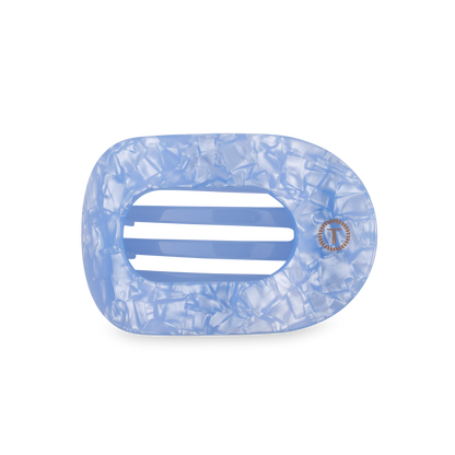 Flat Round Hair Clip | Medium | Blue Lagoon