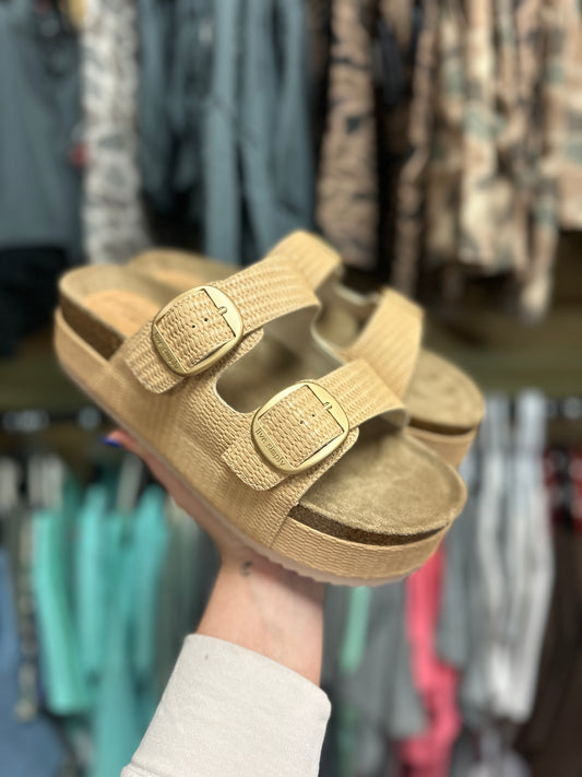 Beige Sandals